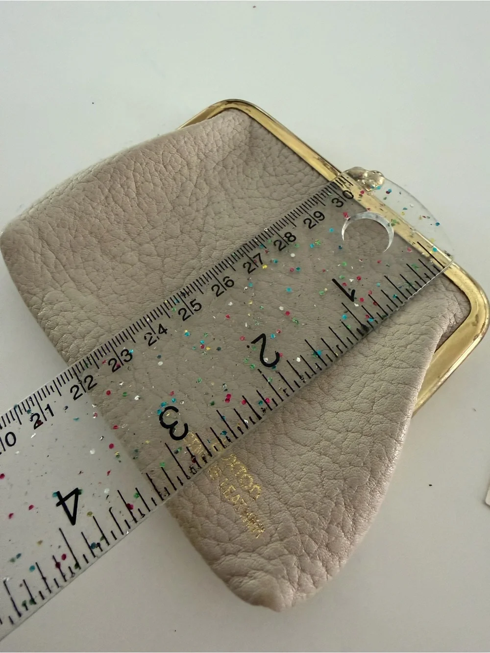 100% leather Buxton Lock Coin Purse